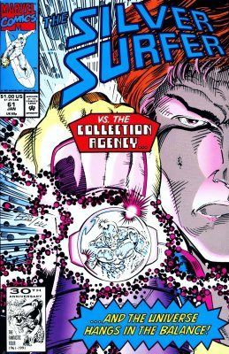 Comic Books Marvel Comics - Silver Surfer (2nd Series) 061 (Cond. VG) 21779 - Cardboard Memories Inc.