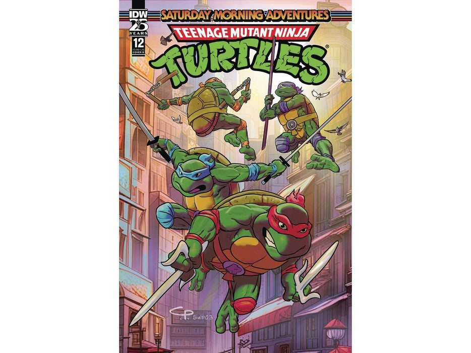 Comic Books IDW - TMNT Saturday Morning Adventures 2023 012 (Cond. VF-) Smith Variant - 21418 - Cardboard Memories Inc.