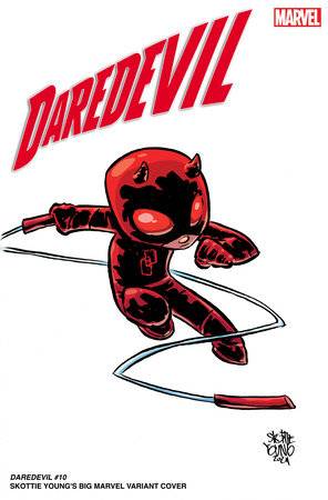 Comic Books Marvel Comics - Daredevil (2023) 010 Skottie Young Variant Edition (Cond. VF-) 22217 - Cardboard Memories Inc.