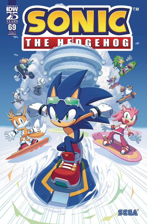 Comic Books IDW Comics - Sonic the Hedgehog 069 - CVR A Kim Variant (Cond. VF-) 21744 - Cardboard Memories Inc.