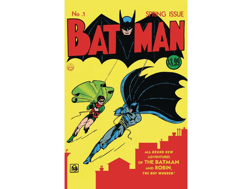 Comic Books DC Comics - Batman (2023) 001 Facsimile Bob Kane Jerry Robinson Foil Variant Edition (Cond. VF-) 22362 - Cardboard Memories Inc.