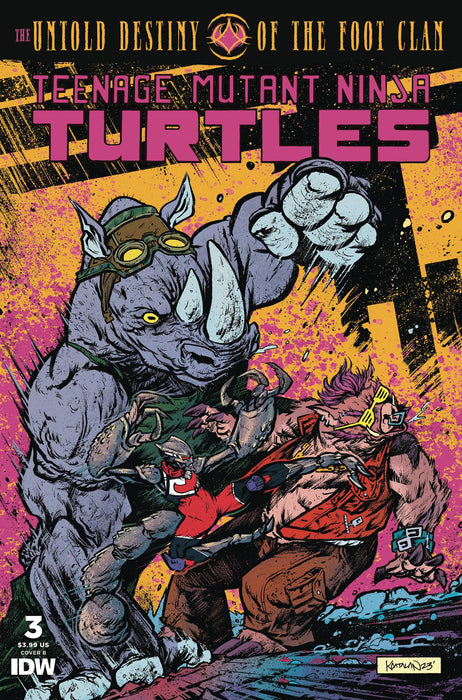 Comic Books IDW - TMNT Untold Destiny of the Foot Clan 003 (Cond. VF-) Cover B - 21537 - Cardboard Memories Inc.