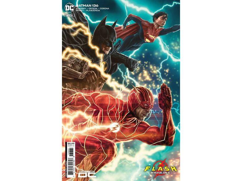 Comic Books DC Comics - Batman (2023) 136 (Cond. VF-) - Lee Bermejo The Flash Movie Card Stock Variant Edition - 17705 - Cardboard Memories Inc.