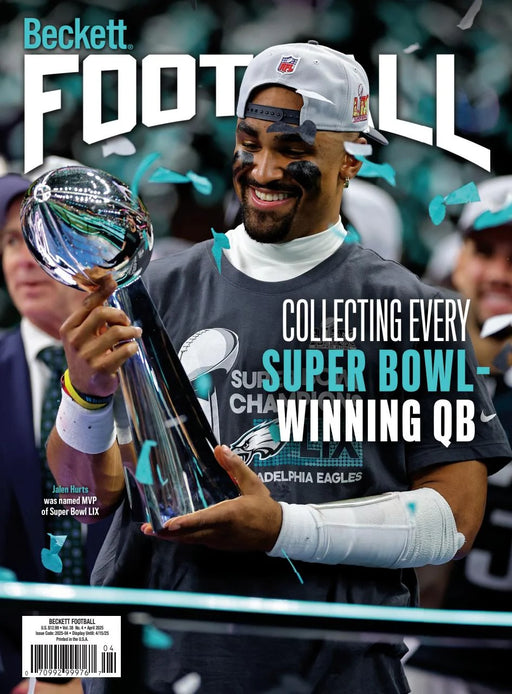 Price Guides Beckett - Football Price Guide - April 2025 - Vol 38 - No. 4 - Cardboard Memories Inc.