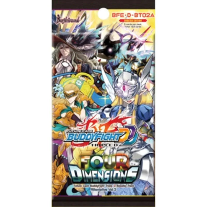 Trading Card Games Bushiroad - Buddyfight Triple D - Four Dimensions - BFE-D-BT02A - Booster Pack - Cardboard Memories Inc.