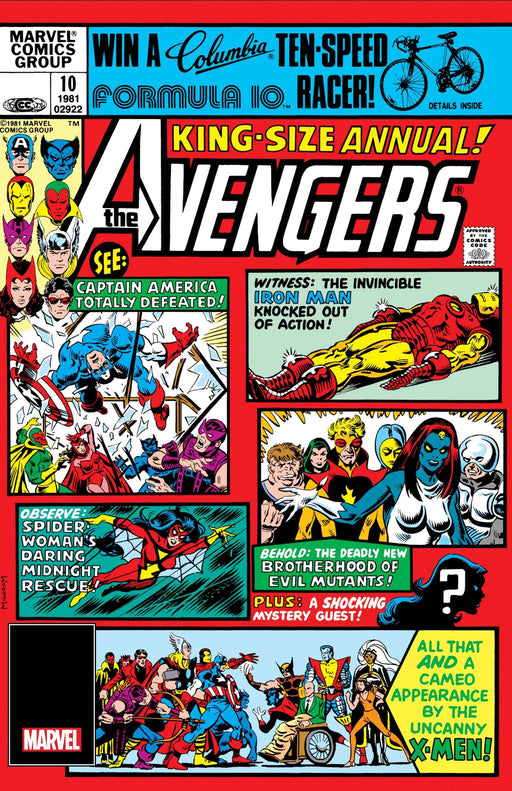 Comic Books Marvel Comics - Avengers Annual 010 Facsimile Edition (Cond. VF-) 21763 - Cardboard Memories Inc.