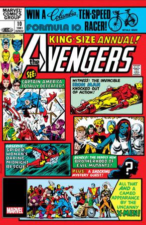 Comic Books Marvel Comics - Avengers Annual 010 Facsimile Edition (Cond. VF-) Foil Variant - 21764 - Cardboard Memories Inc.