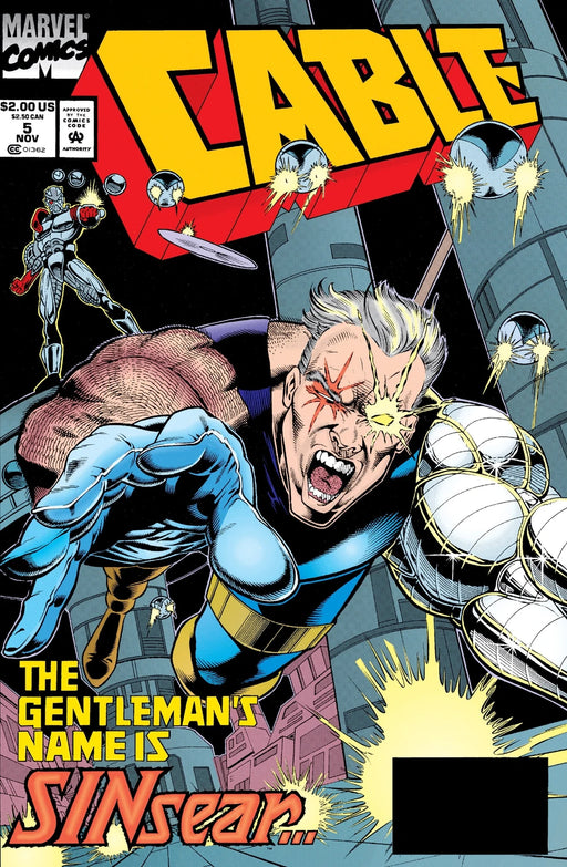 Comic Books Marvel Comics - Cable (1993 1st Series) 005 (Cond. FN-) 21906 - Cardboard Memories Inc.
