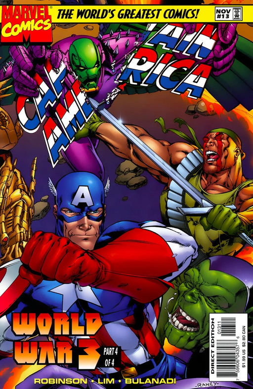 Comic Books Marvel Comics - Captain America (1996 2nd Series) 024 (Cond. G) 21940 - Cardboard Memories Inc.
