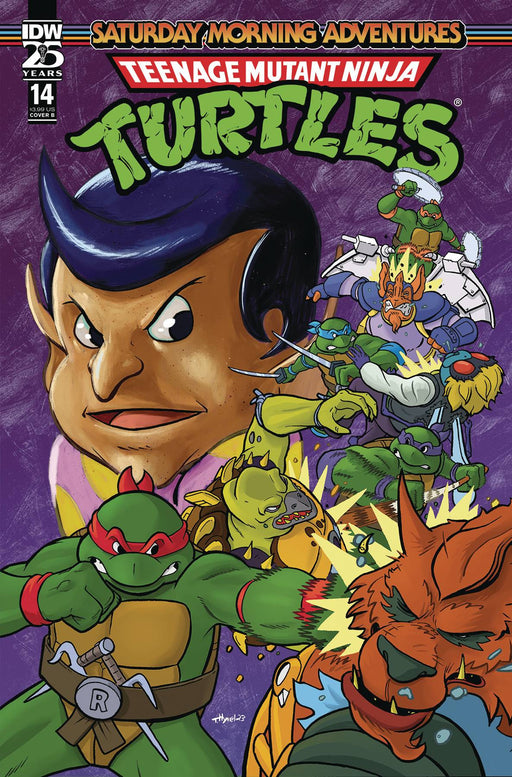 Comic Books IDW - TMNT Saturday Morning Adventures (2023) 014 CVR B Variant Edition (Cond. VF-) 22214 - Cardboard Memories Inc.