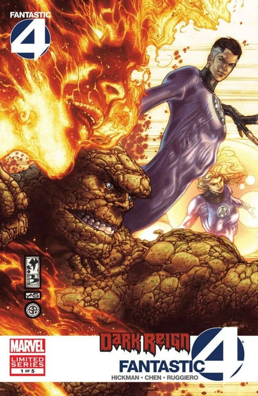Comic Books Marvel Comics - Dark Reign Fantastic Four (2009) 001 (Cond. FN) 21687 - Cardboard Memories Inc.