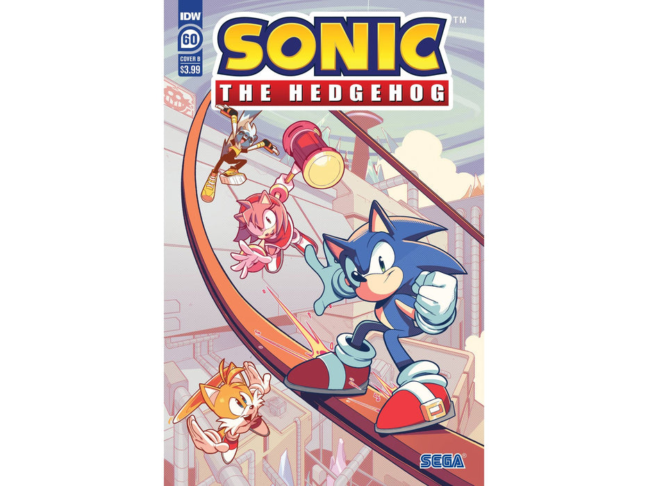 Comic Books IDW Comics - Sonic the Hedgehog 60 (Variant A) (Cond. VF-) - 17497 - Cardboard Memories Inc.