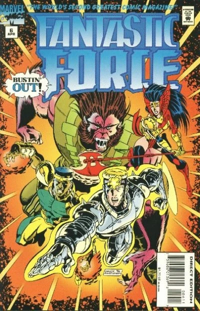 Comic Books Marvel Comics - Fantastic Force (1994) 006 (Cond. FN-) 21709 - Cardboard Memories Inc.