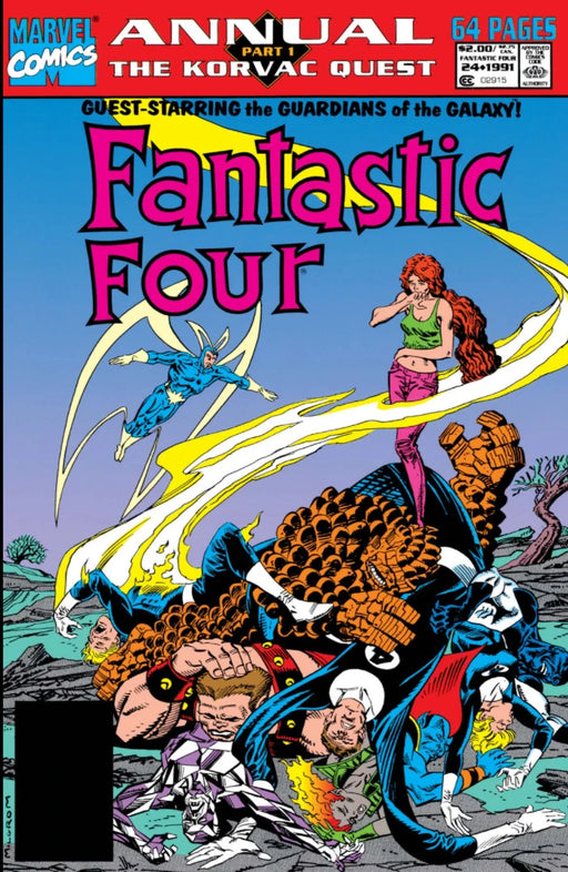 Comic Books Marvel Comics - Fantastic Four (1961 1st Series) Annual 024 (Cond. FN-) 21684 - Cardboard Memories Inc.