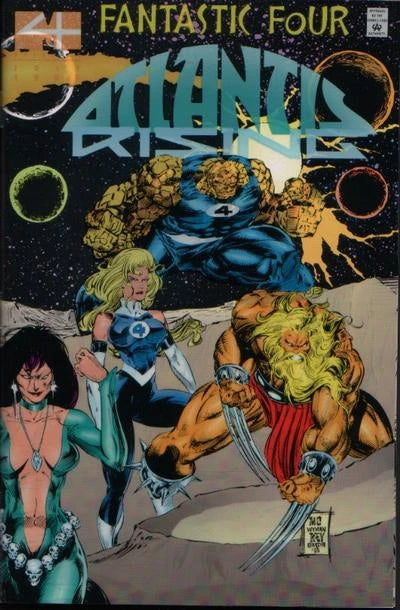 Comic Books Marvel Comics - Fantastic Four Atlantis Rising (1995) 002 (Cond. FN-) 21694 - Cardboard Memories Inc.