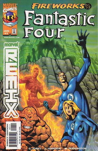Comic Books Marvel Comics - Marvel Remix Fantastic Four Fireworks (1999) 001 (Cond. FN) 21669 - Cardboard Memories Inc.