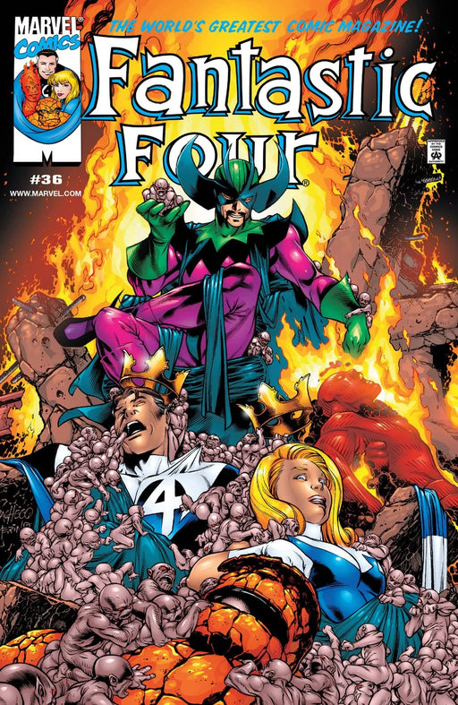 Comic Books Marvel Comics - Fantastic Four (1998 3rd Series) 036 (Cond. VG-) 21593 - Cardboard Memories Inc.
