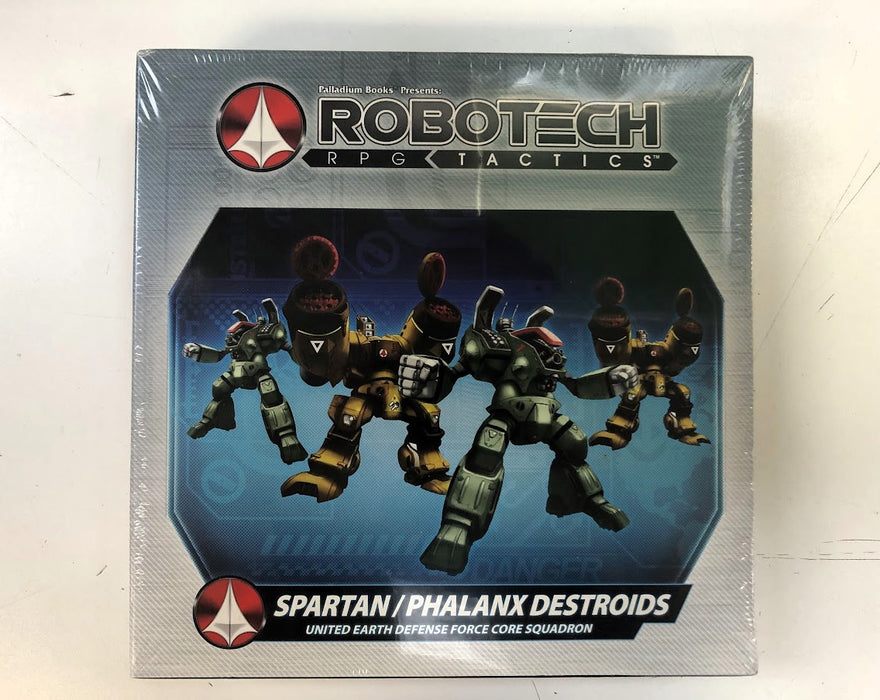 Board Games Palladium - Robotech Roleplaying Game - United Earth Defense Force Core Squadron - Spartan Phalanx Destroids - 55203 - Cardboard Memories Inc.