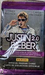 Non Sports Cards Panini - Justin Bieber 2.0 - Pack - Cardboard Memories Inc.