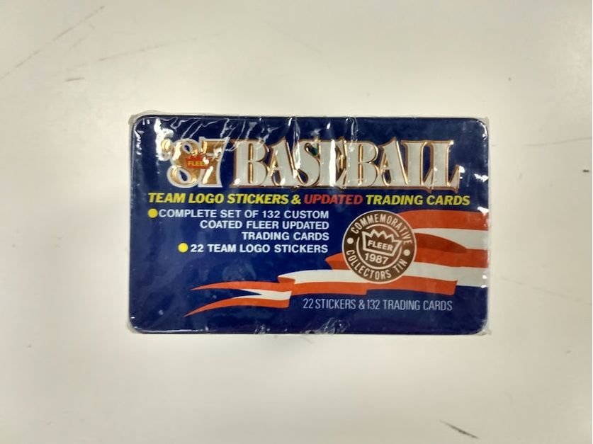 Sports Cards Fleer - 1987 - Baseball - Gloosy Update - Baseball Factory Commemorative Tin Set - Cardboard Memories Inc.