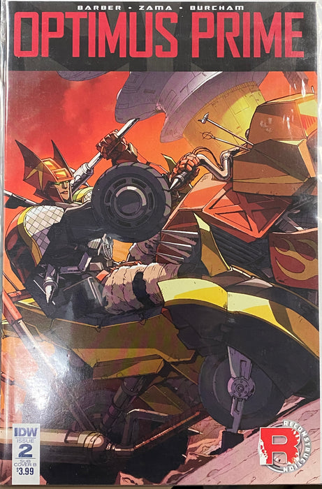 Comic Books IDW Comics - Optimus Prime (2016) 002 - Sub Cover B Variant Edition (Cond. FN) - 0238 - Cardboard Memories Inc.