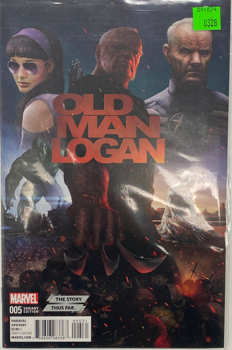 Comic Books Marvel Comics - Old Man Logan (2016) 005 - Story Thus Far Variant Edition (Cond. FN+) - 0328 - Cardboard Memories Inc.