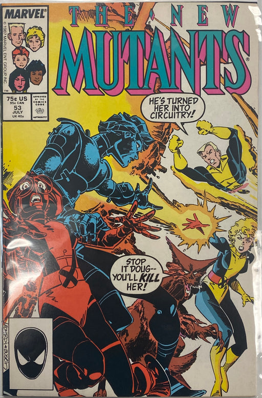 Comic Books Marvel Comics - New Mutants (1983 1st Series) 053 (Cond. VG/FN) - 0956 - Cardboard Memories Inc.