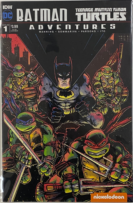 Comic Books IDW - Batman TMNT Adventures (2016) 001 - Subscription Cover A Variant Edition (Cond. FN) - 1064 - Cardboard Memories Inc.