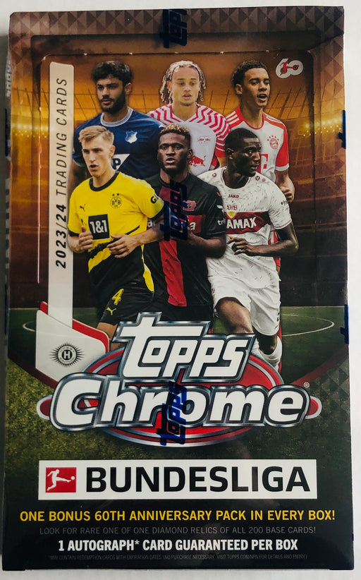 Sports Cards Topps - 2023-24 - Soccer - Bundesliga - Chrome - Hobby Box - Cardboard Memories Inc.