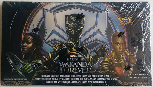 Trading Card Games Upper Deck - Marvel Studios - Black Panther Wakanda Forever - Hobby Box - Cardboard Memories Inc.