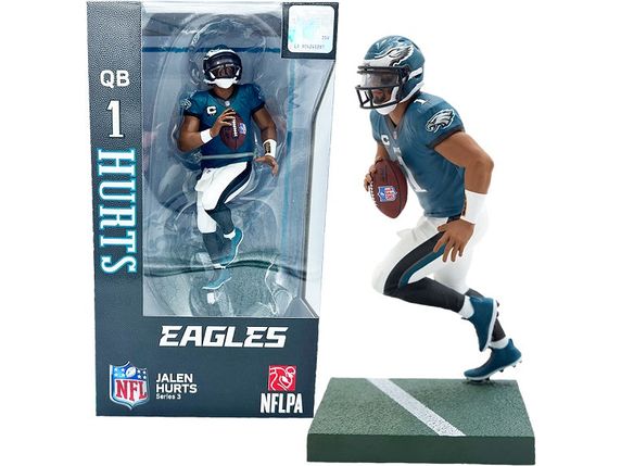 Action Figures and Toys Import Dragon Figures - Philadelphia Eagles - Jalen Hurts - Cardboard Memories Inc.