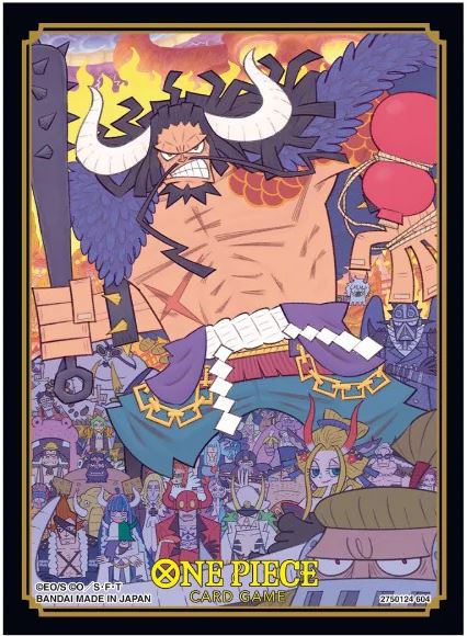 collectible card game Bandai - One Piece Card Game - Kaido - Card Sleeves - Standard 70ct - Cardboard Memories Inc.