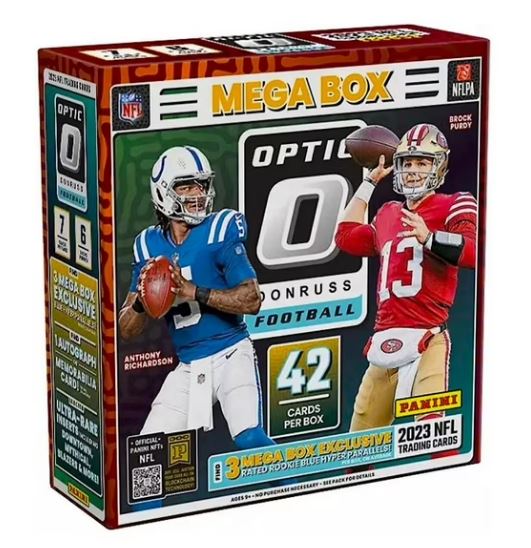 Sports Cards Panini - 2023 - Football - Donruss Optic - Mega Box - Cardboard Memories Inc.