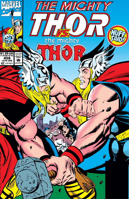 Comic Books Marvel Comics - Thor (1962 1st Series) 458 (Cond. FN) 22064 - Cardboard Memories Inc.