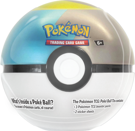 Trading Card Games Pokemon - 2024 - Winter Pokeball Collector Tin - Moon Ball - Cardboard Memories Inc.