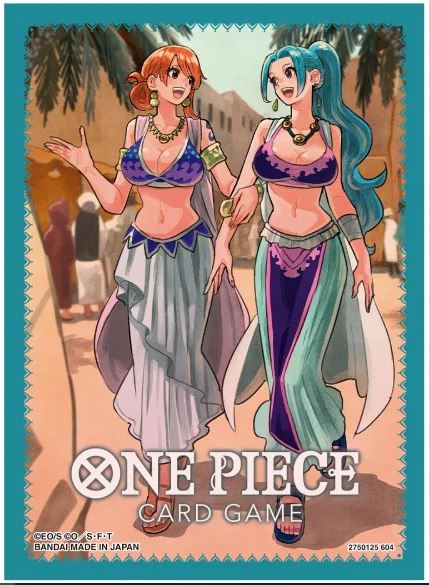 collectible card game Bandai - One Piece Card Game - Nami & Vivi - Card Sleeves - Standard 70ct - Cardboard Memories Inc.