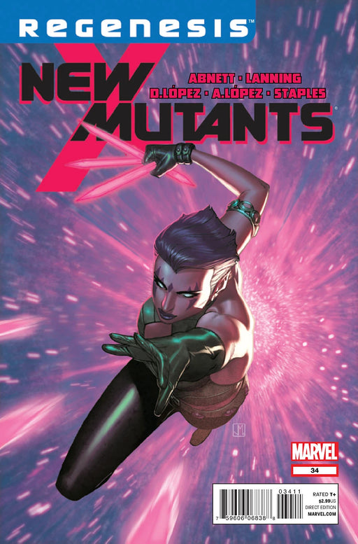 Comic Books Marvel Comics - New Mutants (2009 3rd Series) 034 (Cond. FN+) 21847 - Cardboard Memories Inc.