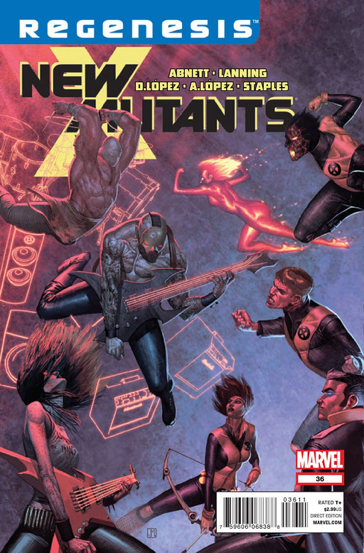 Comic Books Marvel Comics - New Mutants (2009 3rd Series) 036 (Cond. FN-) 21849 - Cardboard Memories Inc.
