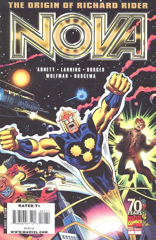 Comic Books Marvel Comics - Nova The Origin of Richard Rider (2009) 001 (Cond. FN) 21683 - Cardboard Memories Inc.