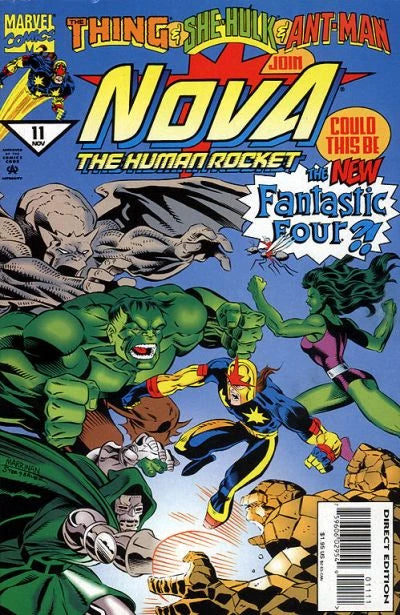 Comic Books Marvel Comics - Nova (1994 2nd Series) 011 (Cond. FN-) 21681 - Cardboard Memories Inc.