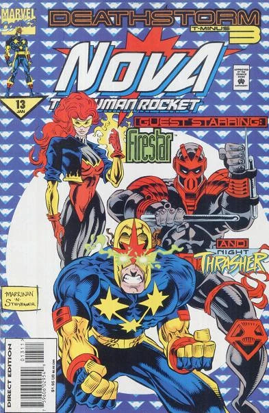 Comic Books Marvel Comics - Nova (1994 2nd Series) 013 (Cond. FN+) 21679 - Cardboard Memories Inc.