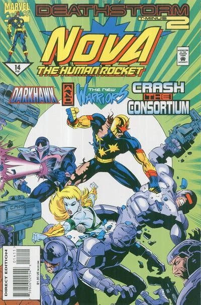 Comic Books Marvel Comics - Nova (1994 2nd Series) 014 (Cond. FN+) 21678 - Cardboard Memories Inc.