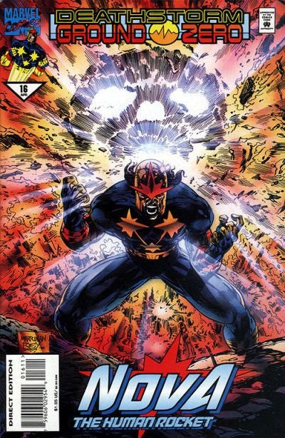 Comic Books Marvel Comics - Nova (1994 2nd Series) 016 (Cond. FN+) 21677 - Cardboard Memories Inc.