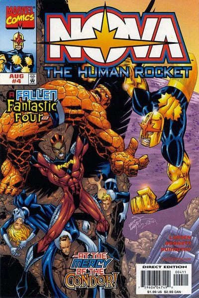 Comic Books Marvel Comics - Nova (1999 3rd Series) 004 (Cond. FN+) 21674 - Cardboard Memories Inc.