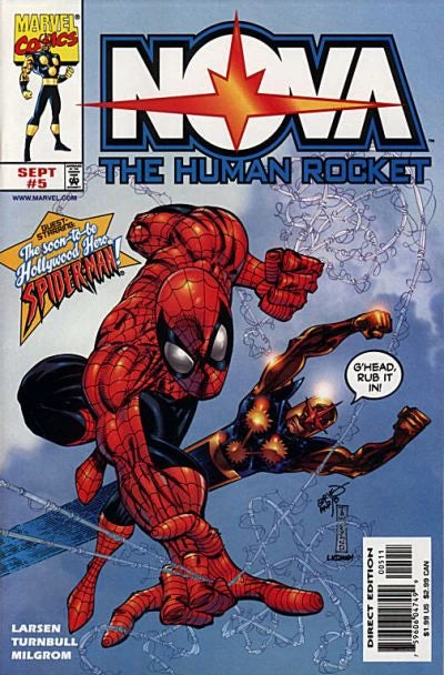 Comic Books Marvel Comics - Nova (1993 3rd Series) 005 (Cond. VG-) 21673 - Cardboard Memories Inc.