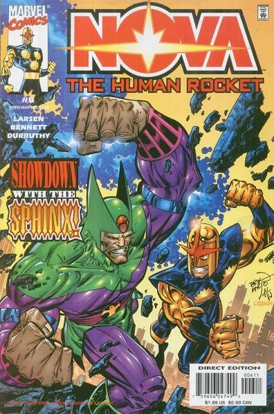 Comic Books Marvel Comics - Nova (1999 3rd Series) 006 (Cond. FN) 21672 - Cardboard Memories Inc.