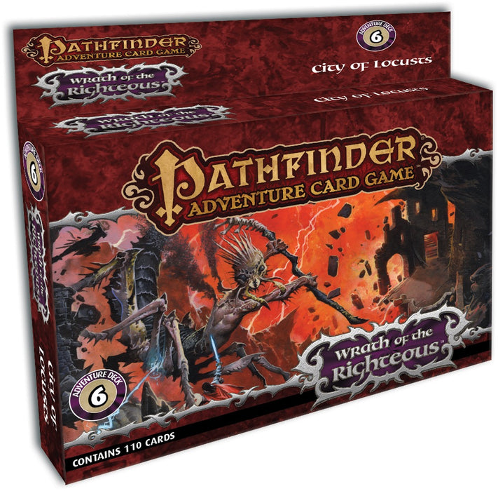 Board Games Paizo - Pathfinder Adventure Card Game - Wrath of the Righteous - Adventure Deck 006 - City of Locusts - Cardboard Memories Inc.