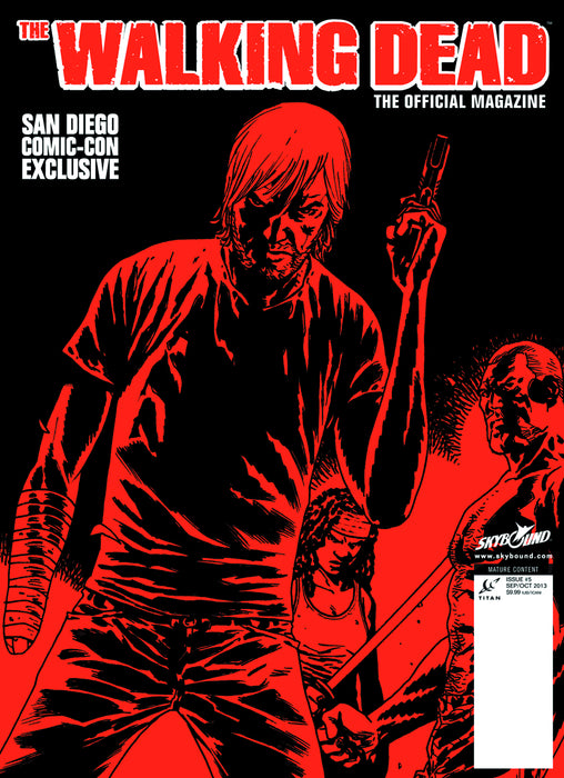 Magazine Titan Comics - Walking Dead Magazine 005 - CVR B San Diego Comic Con Exclusive Variant Edition (Cond. FN) - MG0035 - Cardboard Memories Inc.