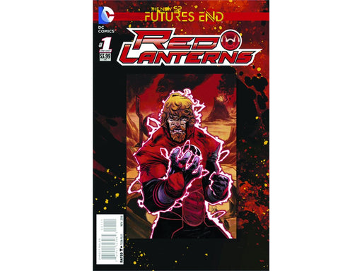 Comic Books DC Comics - Red Lanterns Futures End 001 Lenticular Cover Variant (Cond. VF-) - 19730 - Cardboard Memories Inc.