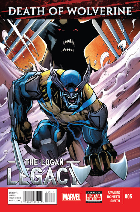 Comic Books Marvel Comics - Death of Wolverine The Logan Legacy 005 (Cond. FN) 0767 - Cardboard Memories Inc.